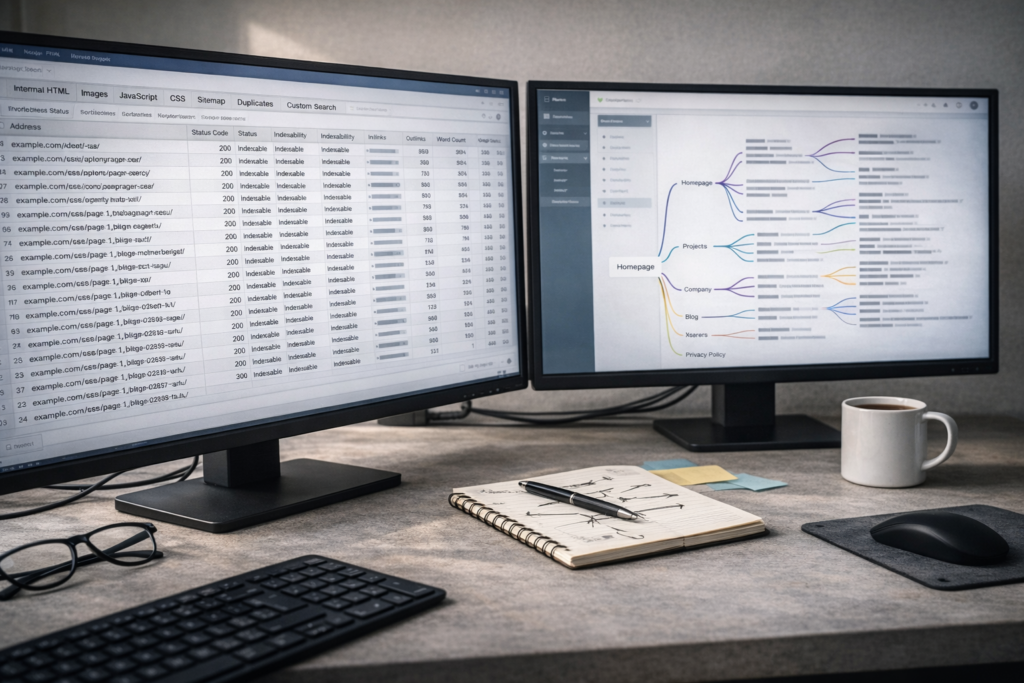 seo website relaunch analyse dual monitor workspace.jpg 1
